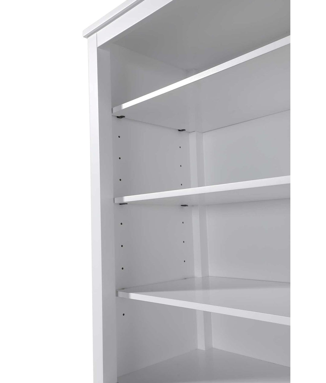 28 Inch Open Shelving Bath Storage Cabinet In White