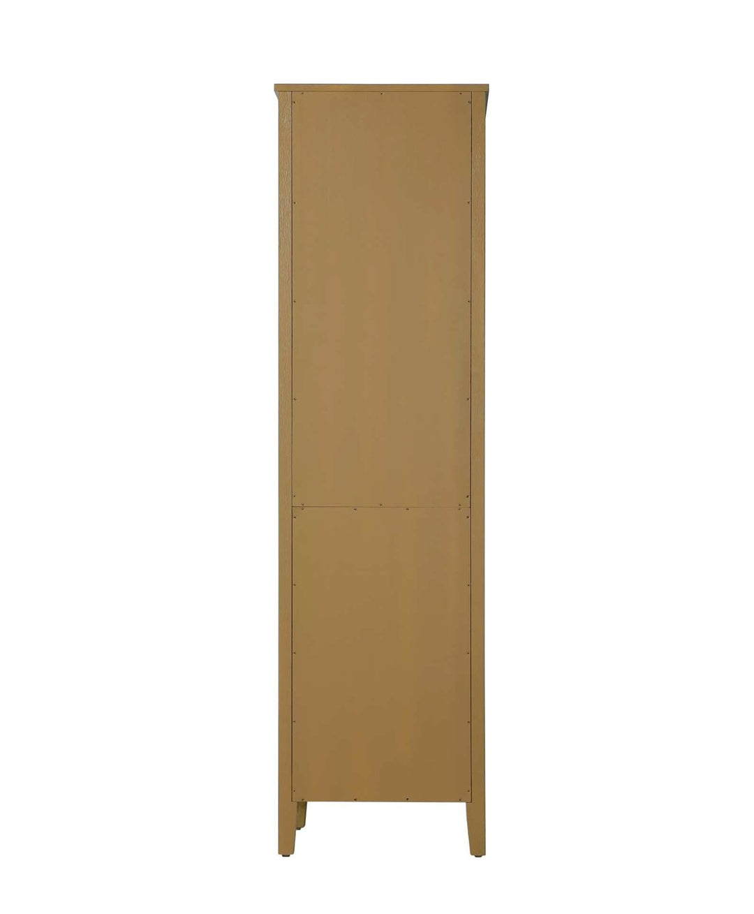 20 Inch Bath Storage Glass Cabinet In Hazel Oak