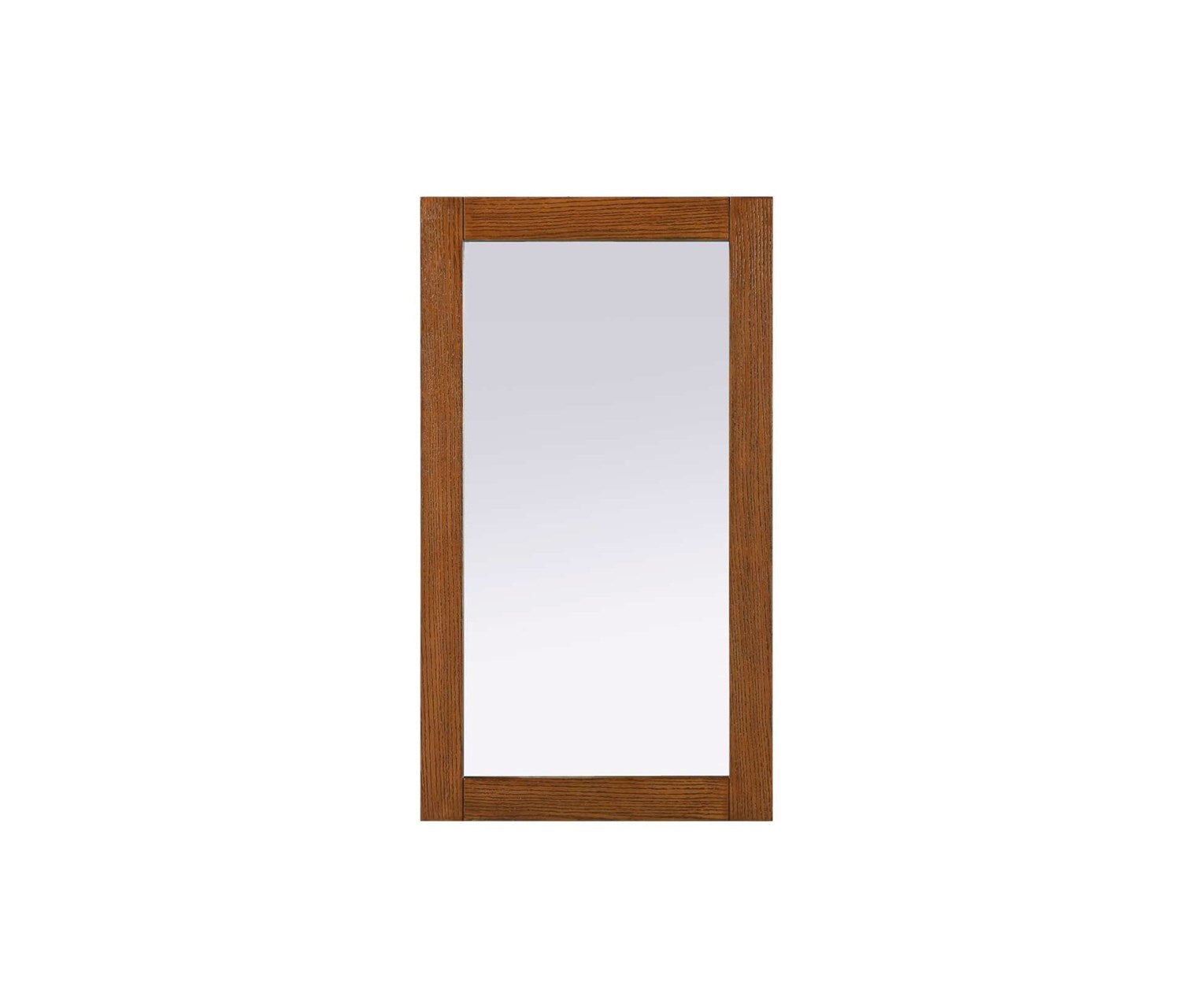 Noah Rectangle Wood Mirror 18 X 32 In Brandy Walnut by Elegant Kitchen and Bath