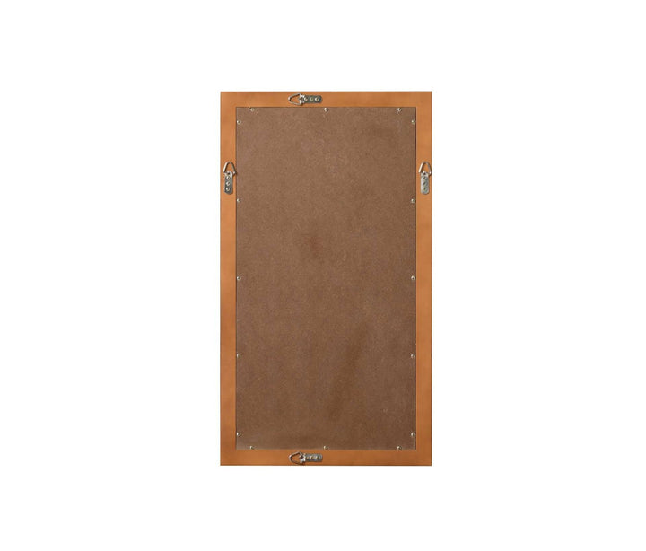 Noah Rectangle Wood Mirror 18 X 32 In Brandy Walnut