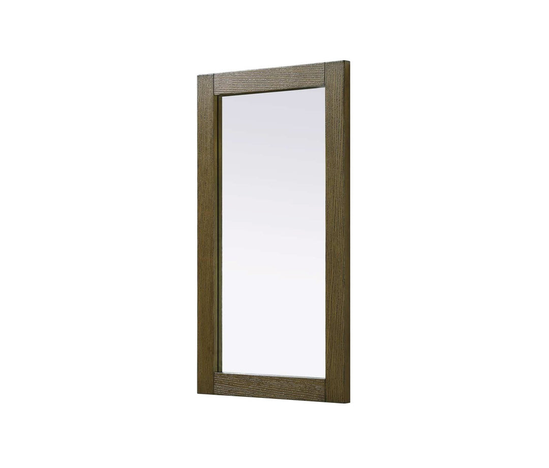 Noah Rectangle Wood Mirror 18 X 32 In Hazel Oak