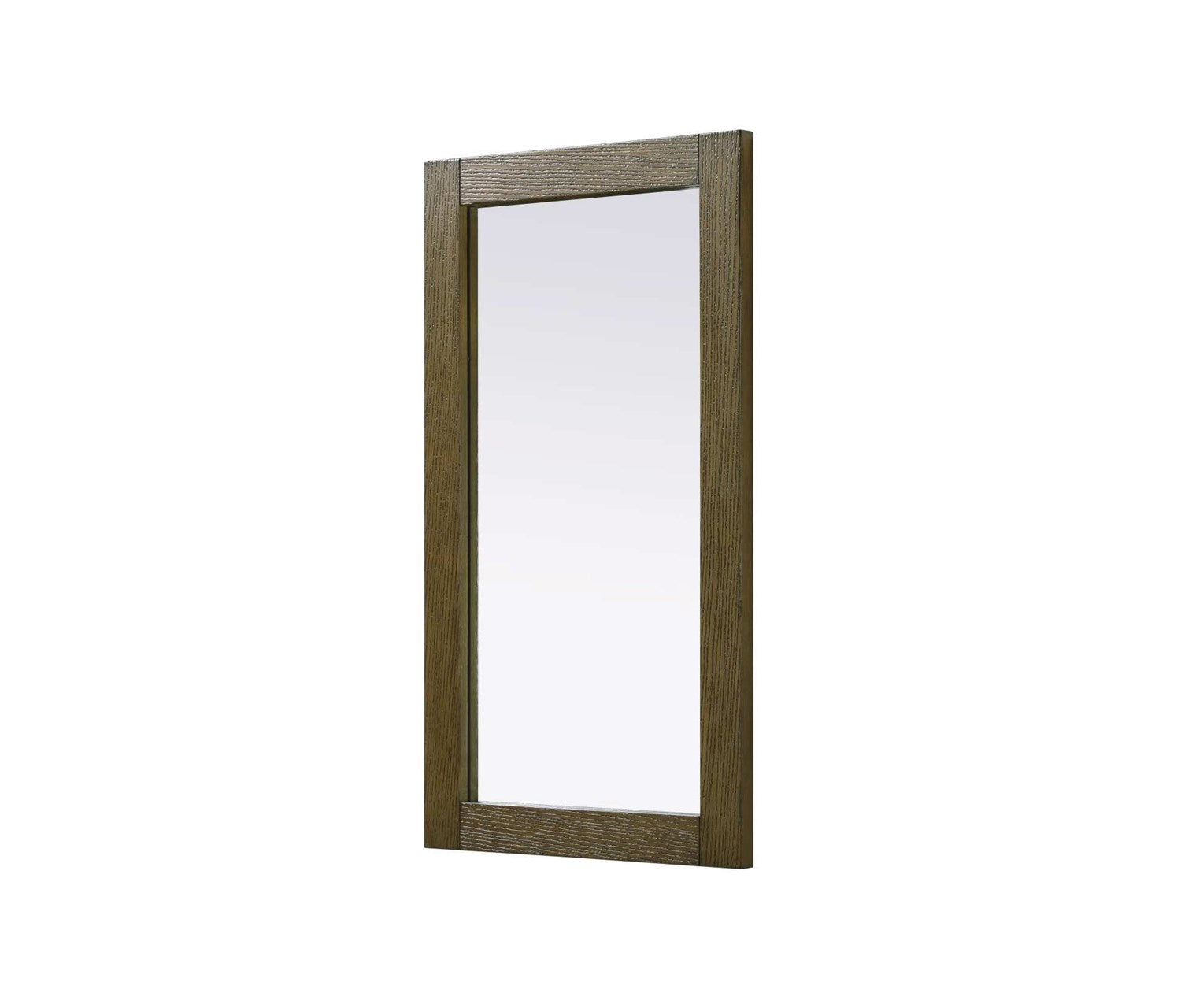 Noah Rectangle Wood Mirror 18 X 32 In Hazel Oak