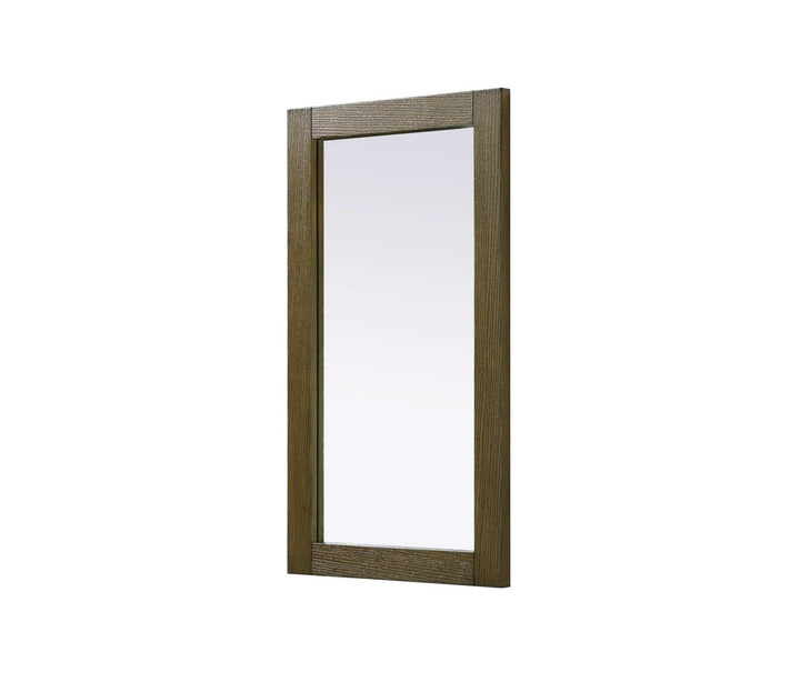 Noah Rectangle Wood Mirror 18 X 32 In Hazel Oak