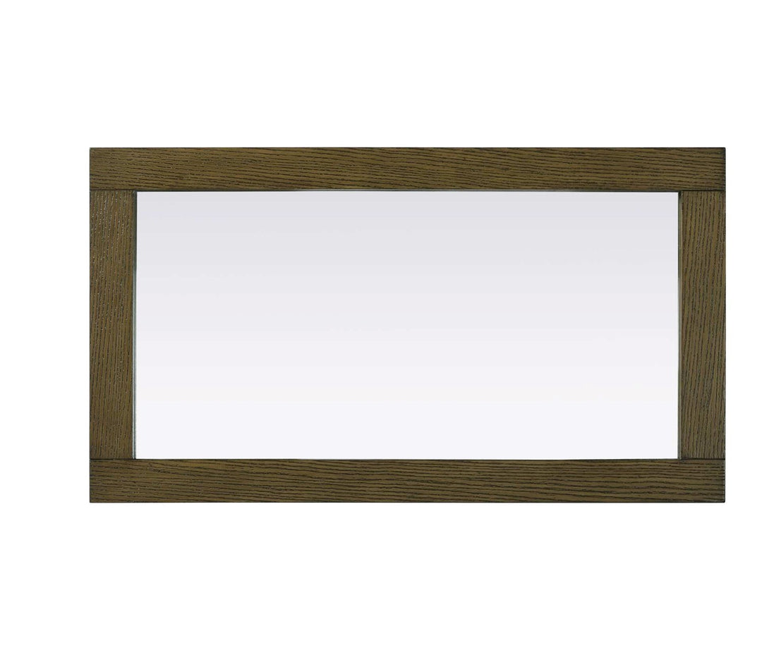 Noah Rectangle Wood Mirror 18 X 32 In Hazel Oak