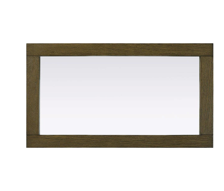 Noah Rectangle Wood Mirror 18 X 32 In Hazel Oak