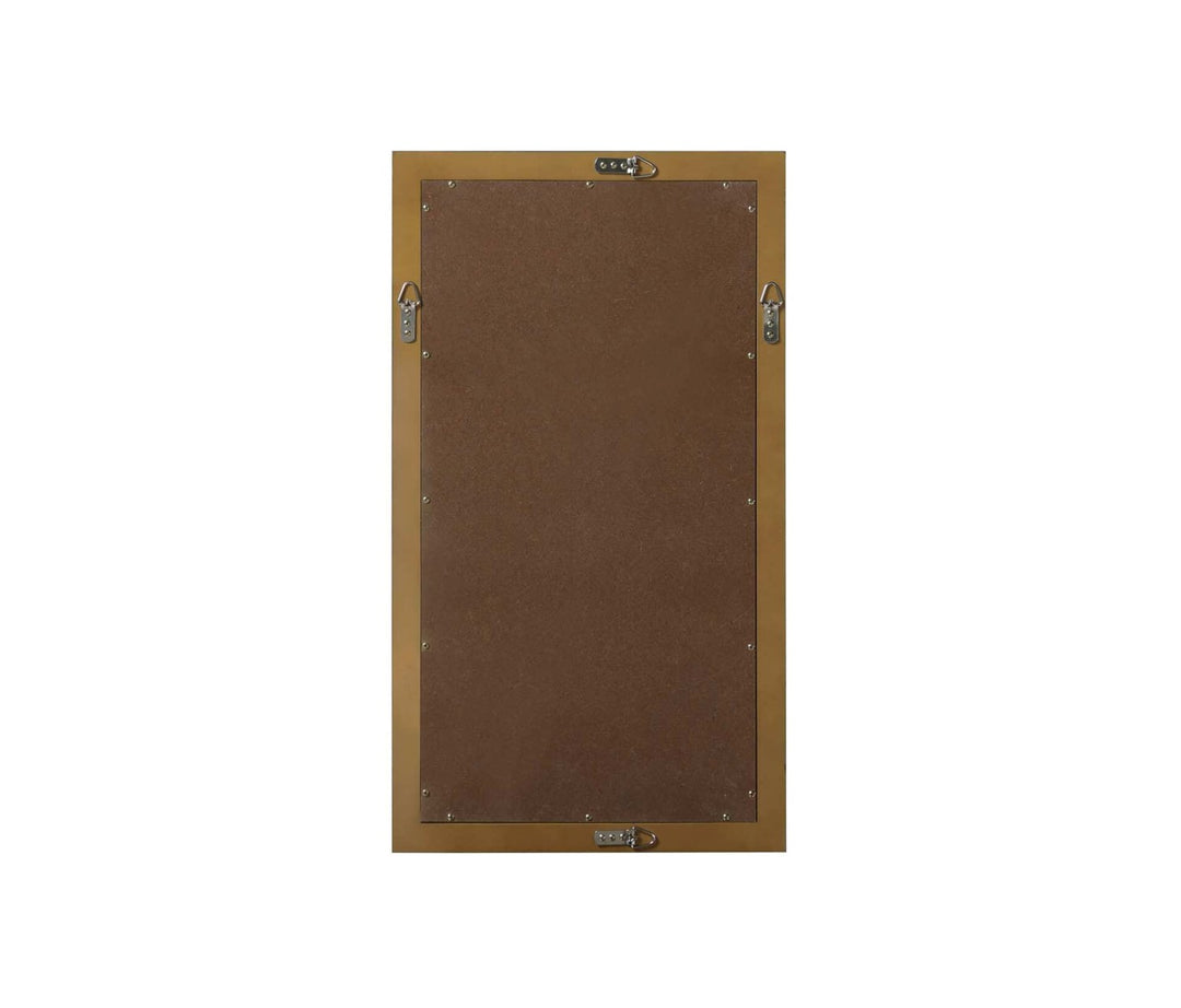 Noah Rectangle Wood Mirror 18 X 32 In Hazel Oak