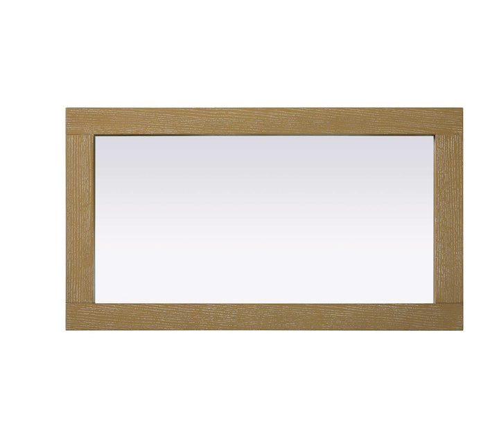 Noah Rectangle Wood Mirror 18 X 32 In Linen Oak