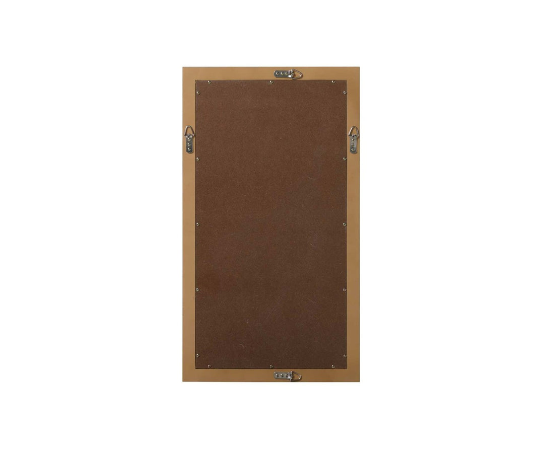 Noah Rectangle Wood Mirror 18 X 32 In Linen Oak