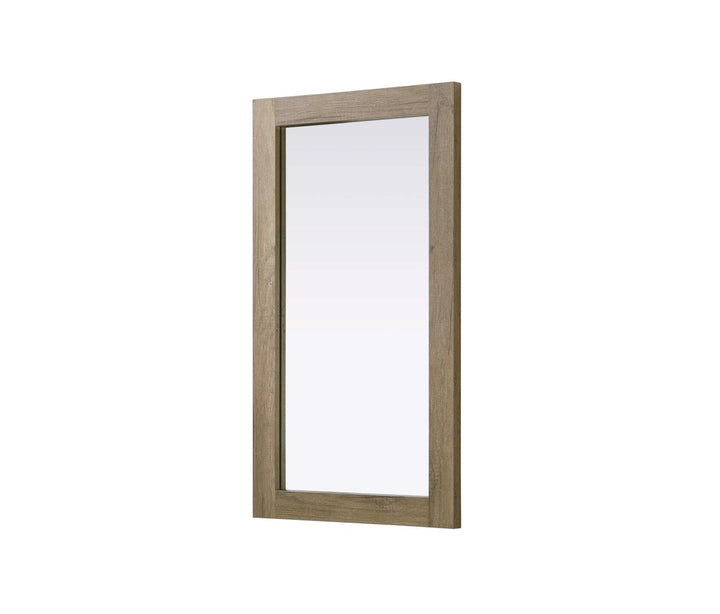 Noah Rectangle Wood Mirror 18 X 32 In Natural Oak