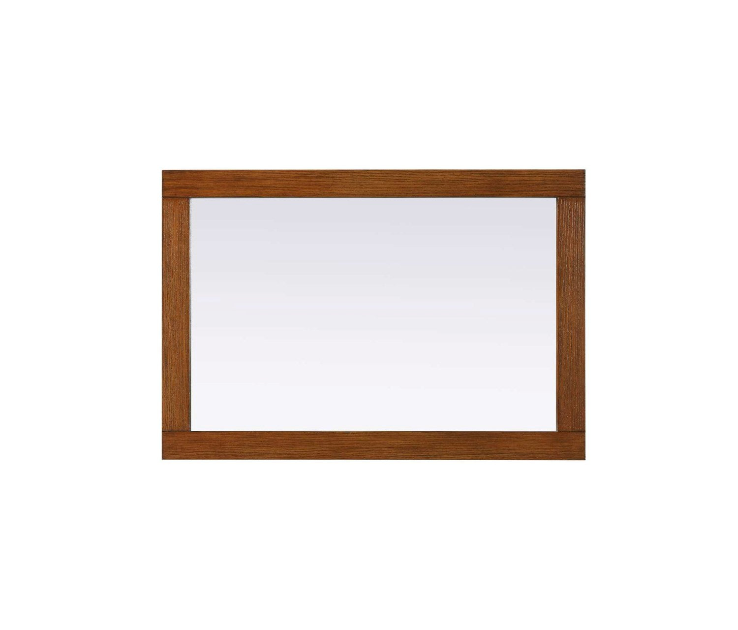 Noah Rectangle Wood Mirror 22 X 32 In Brandy Walnut