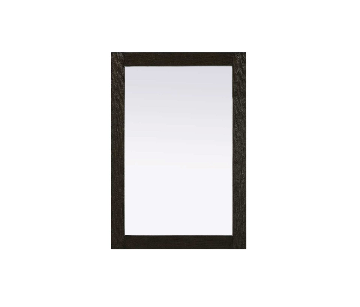 Noah Rectangle Wood Mirror 22 X 32 In Chocolate Oak by Elegant Kitchen and Bath
