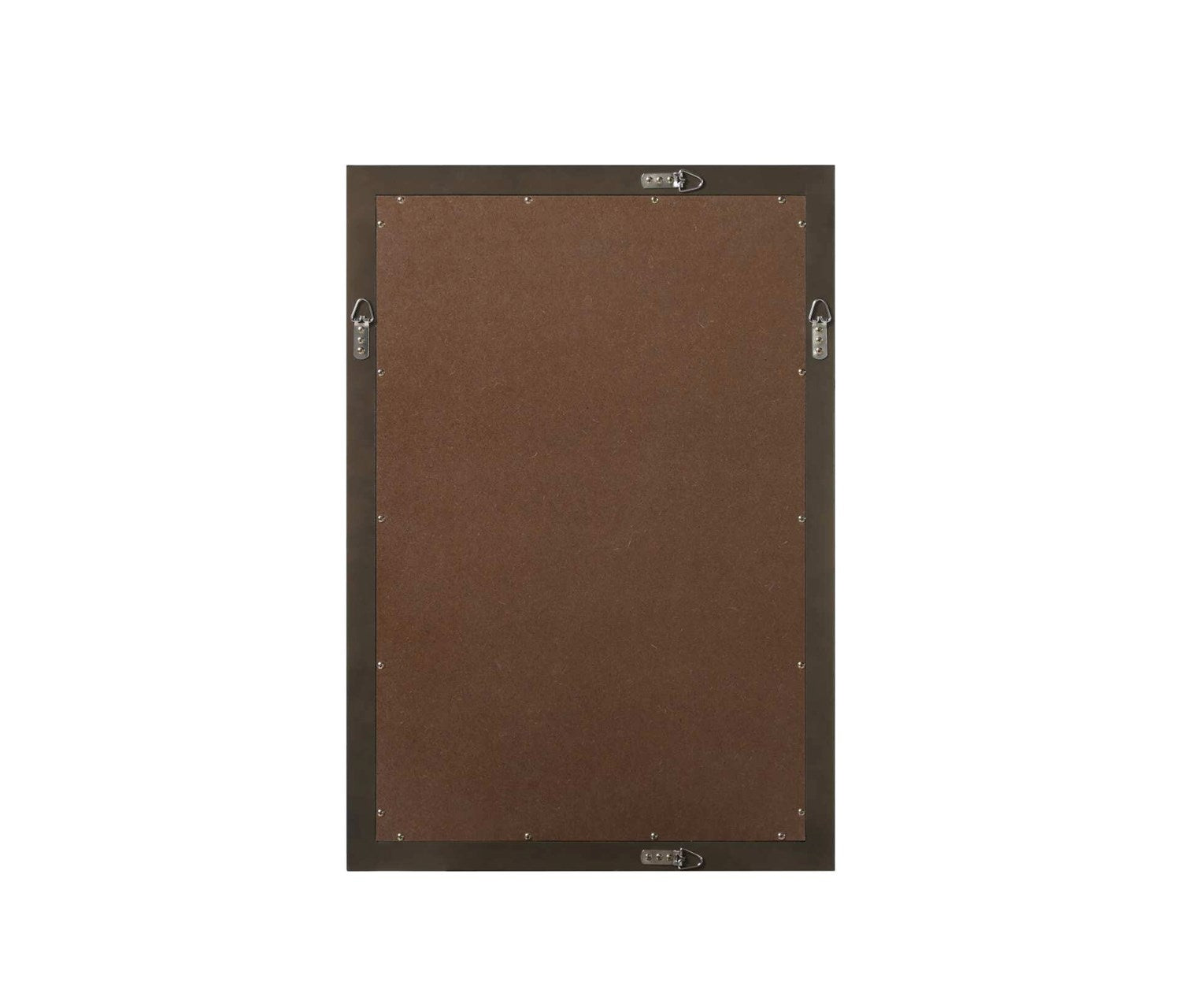Noah Rectangle Wood Mirror 22 X 32 In Chocolate Oak