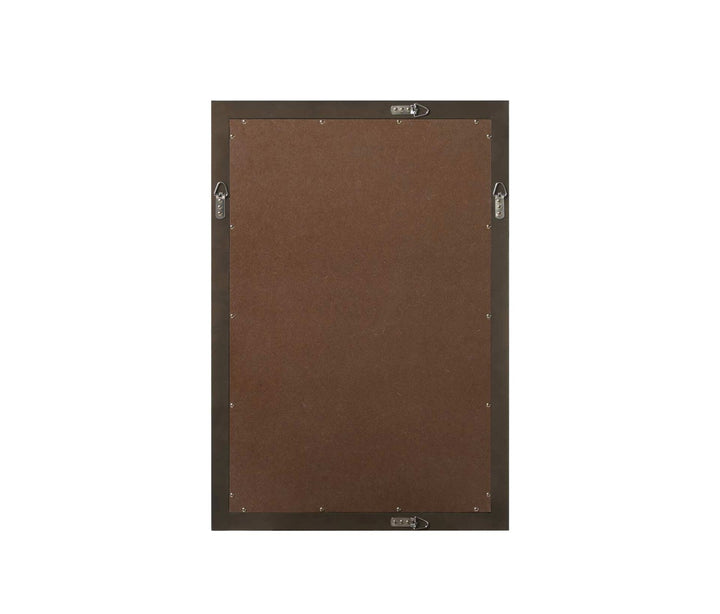 Noah Rectangle Wood Mirror 22 X 32 In Chocolate Oak