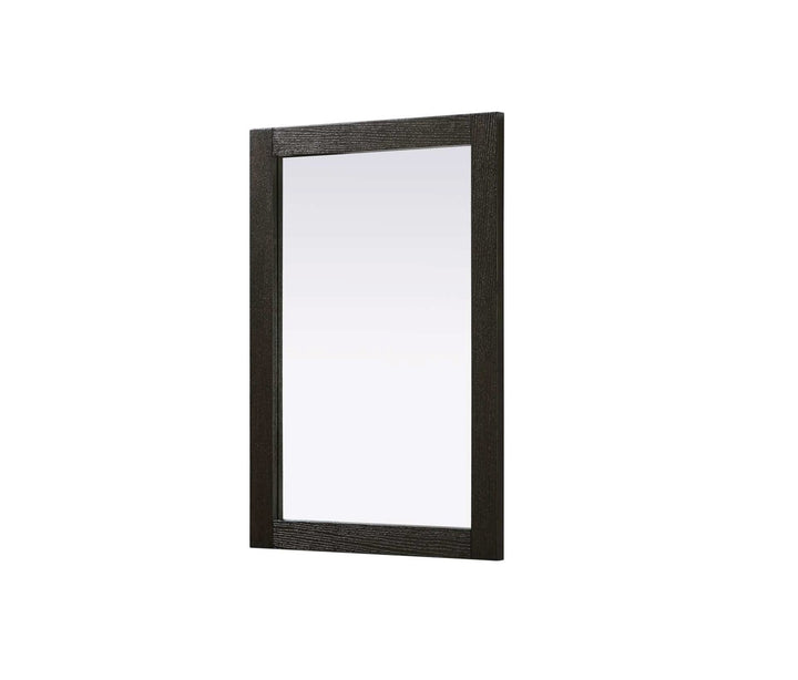Noah Rectangle Wood Mirror 22 X 32 In Chocolate Oak
