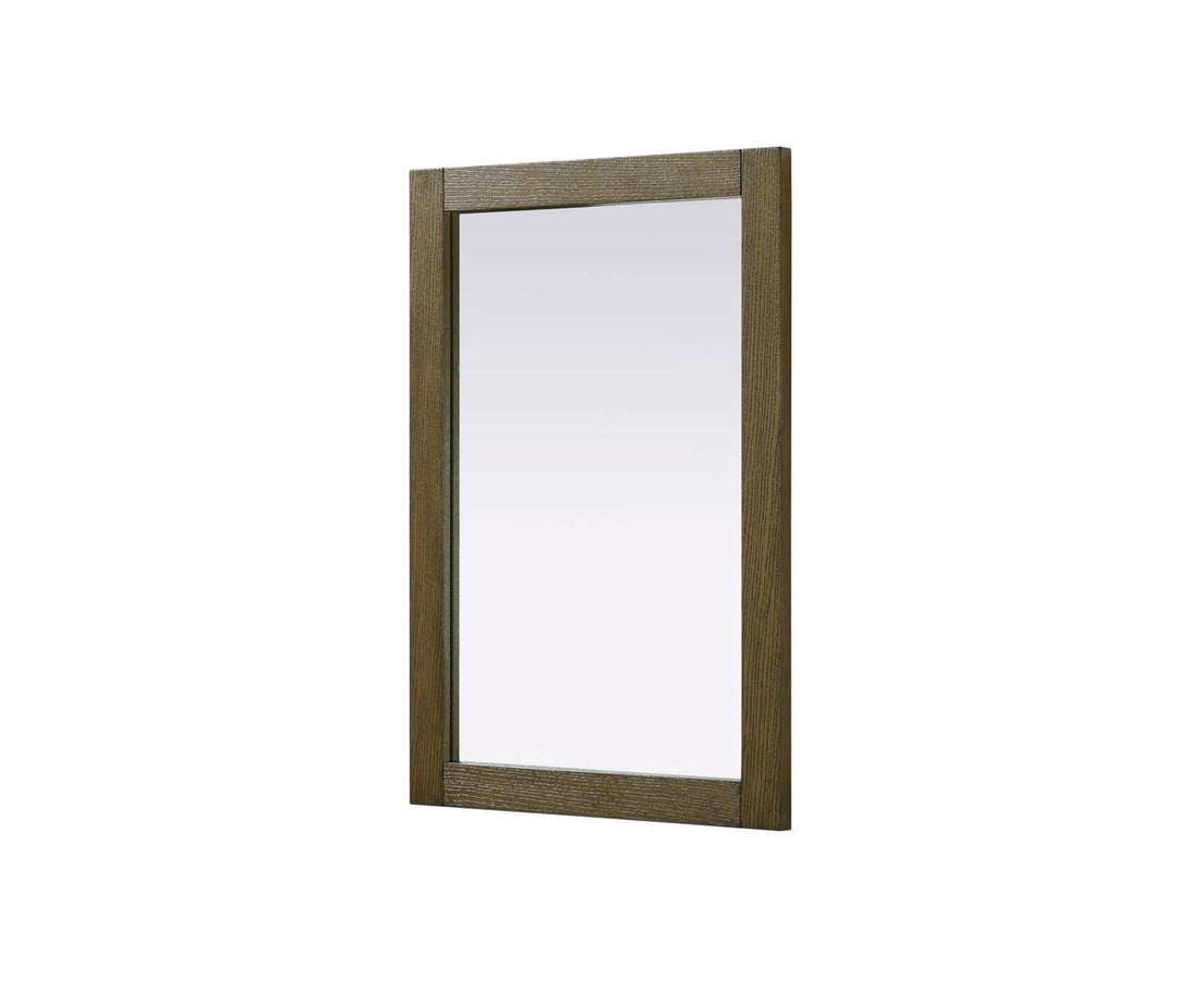 Noah Rectangle Wood Mirror 22 X 32 In Hazel Oak