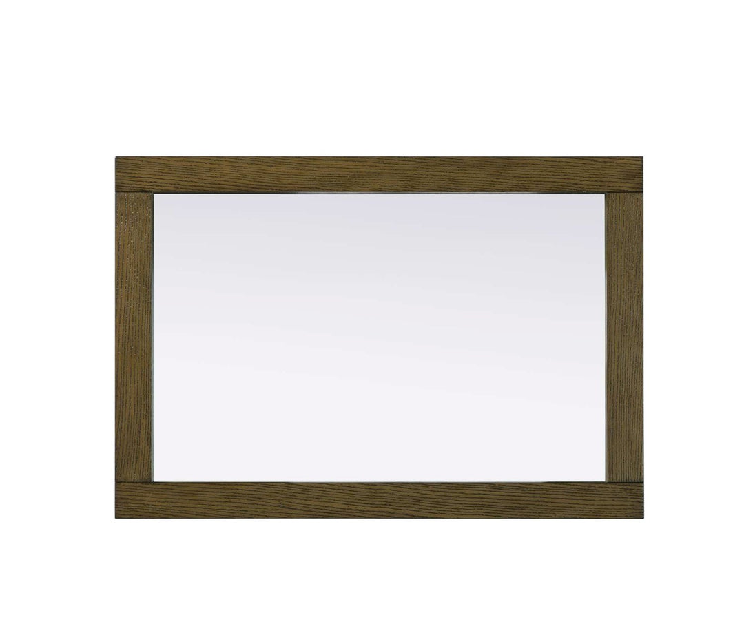 Noah Rectangle Wood Mirror 22 X 32 In Hazel Oak