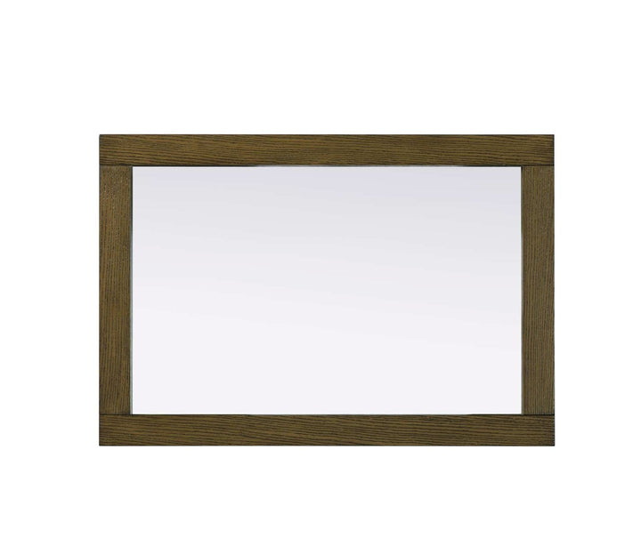 Noah Rectangle Wood Mirror 22 X 32 In Hazel Oak