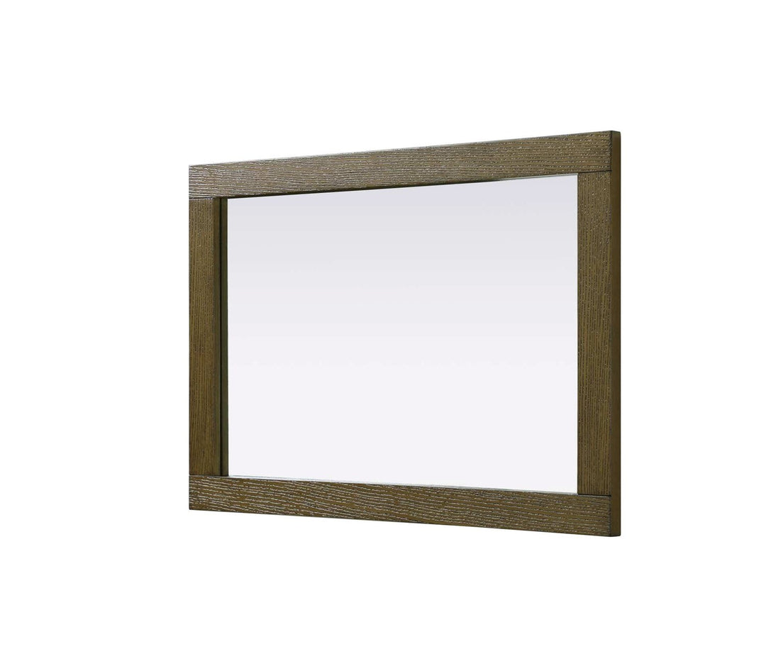 Noah Rectangle Wood Mirror 22 X 32 In Hazel Oak