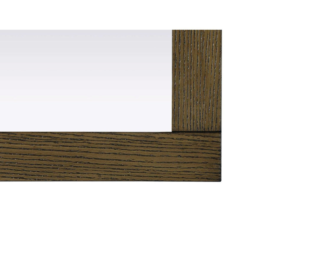 Noah Rectangle Wood Mirror 22 X 32 In Hazel Oak
