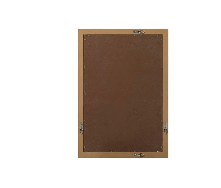 Noah Rectangle Wood Mirror 22 X 32 In Honey Teak