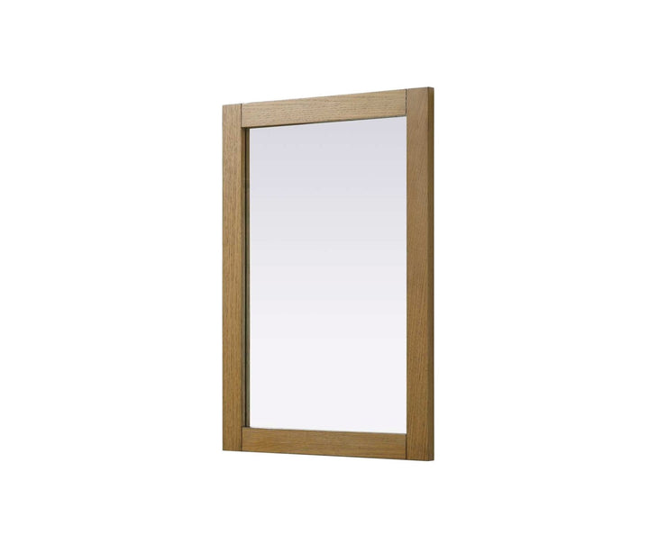Noah Rectangle Wood Mirror 22 X 32 In Honey Teak