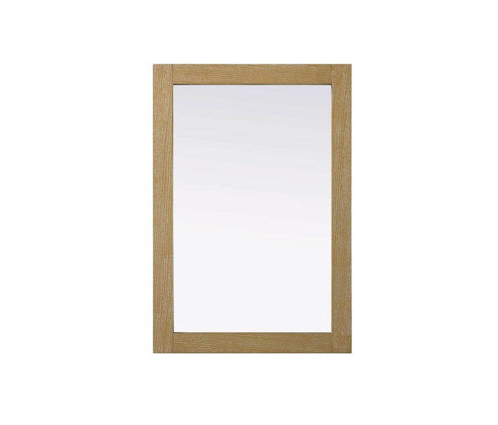 Noah Rectangle Wood Mirror 22 X 32 In Linen Oak by Elegant Kitchen and Bath