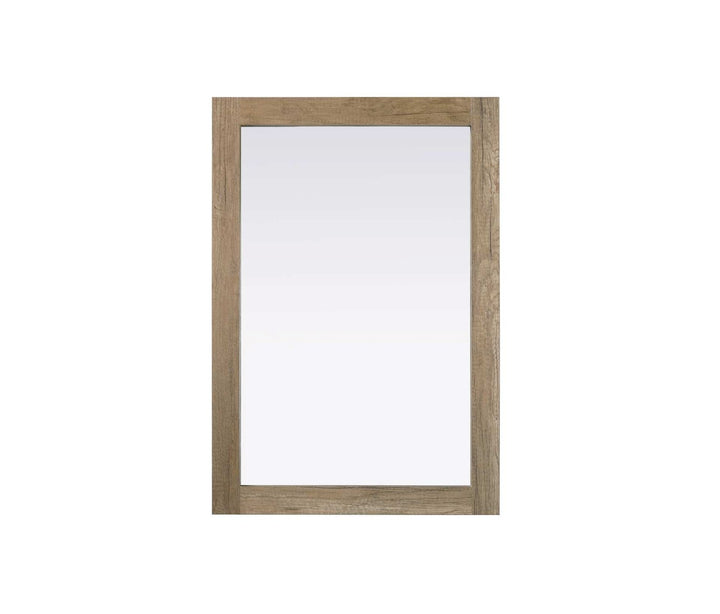 Noah Rectangle Wood Mirror 22 X 32 In Natural Oak by Elegant Kitchen and Bath