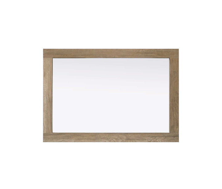 Noah Rectangle Wood Mirror 22 X 32 In Natural Oak