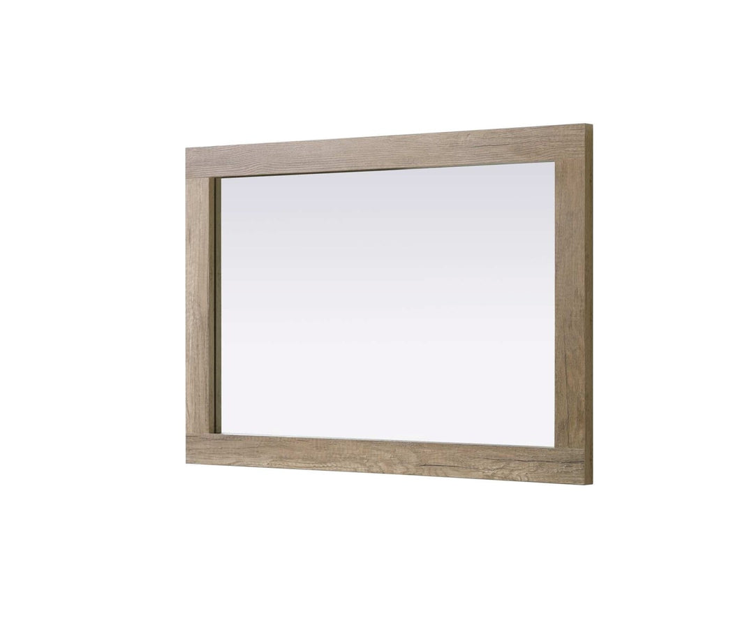 Noah Rectangle Wood Mirror 22 X 32 In Natural Oak