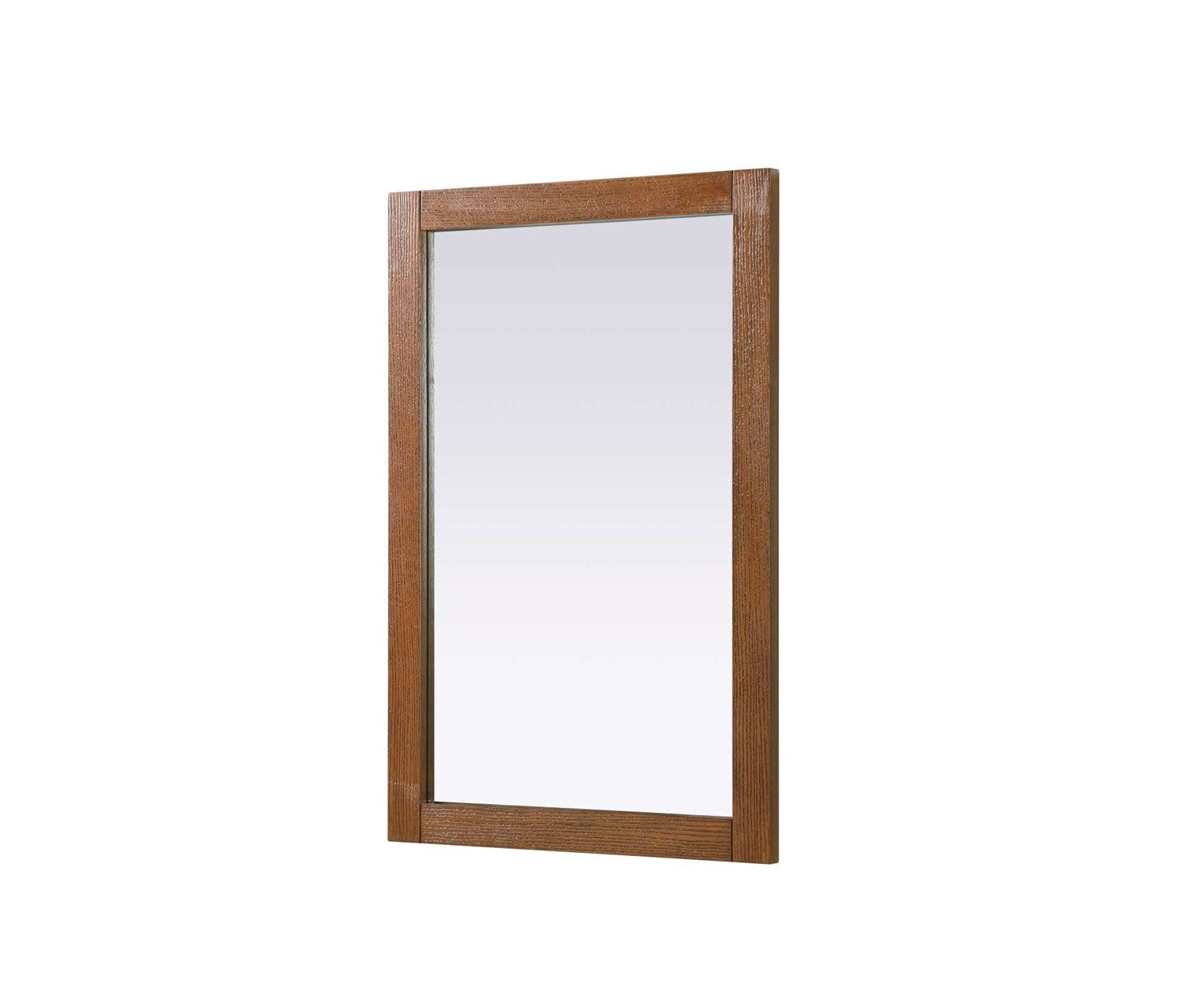 Noah Rectangle Wood Mirror 24 X 36 In Brandy Walnut