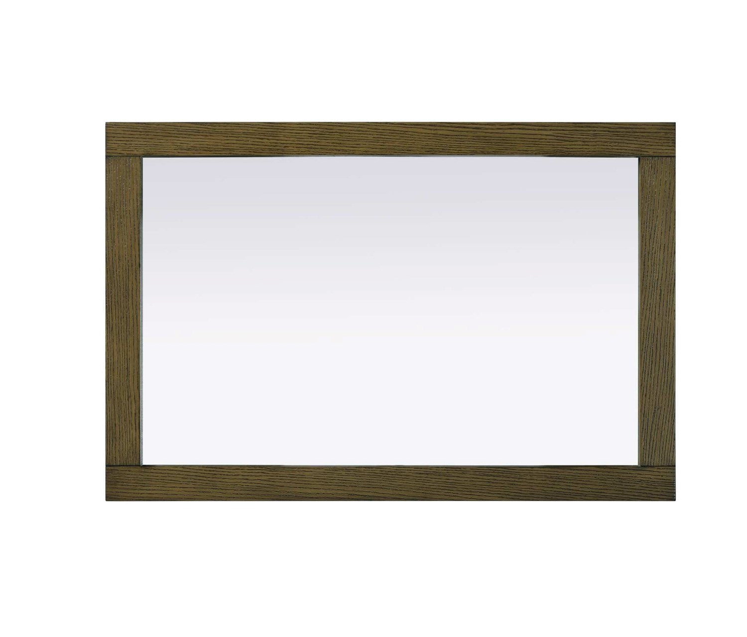 Noah Rectangle Wood Mirror 24 X 36 In Hazel Oak
