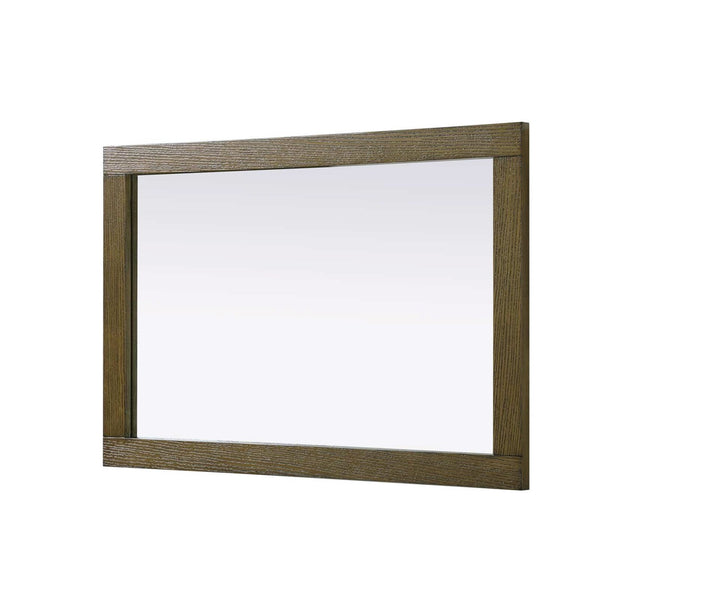 Noah Rectangle Wood Mirror 24 X 36 In Hazel Oak