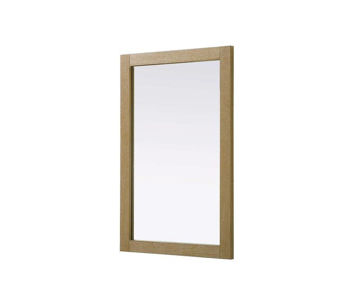 Noah Rectangle Wood Mirror 24 X 36 In Linen Oak