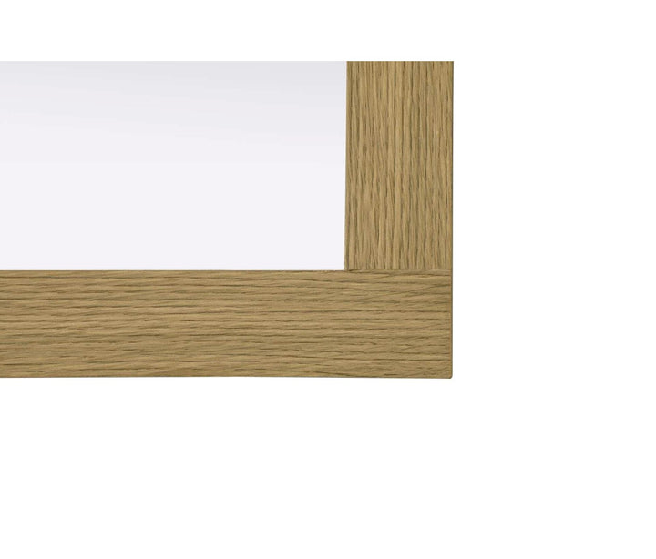 Noah Rectangle Wood Mirror 24 X 36 In Honey Brown