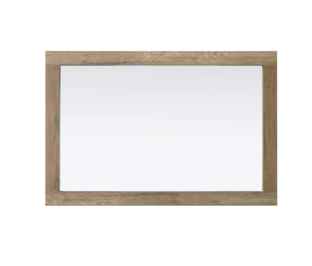 Noah Rectangle Wood Mirror 24 X 36 In Natural Oak
