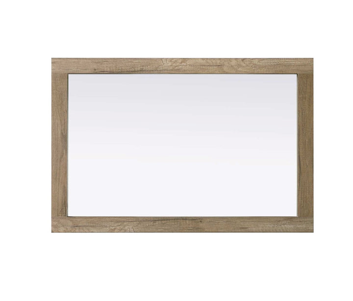 Noah Rectangle Wood Mirror 24 X 36 In Natural Oak