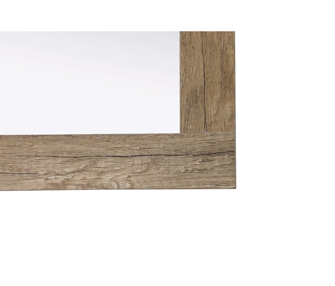 Noah Rectangle Wood Mirror 24 X 36 In Natural Oak