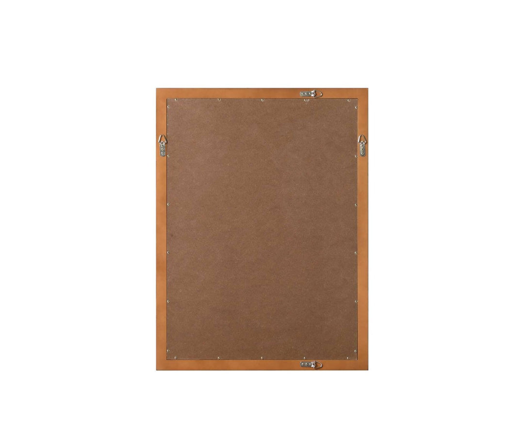 Noah Rectangle Wood Mirror 27 X 36 In Brandy Walnut