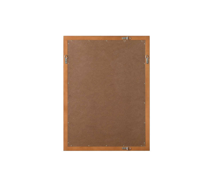 Noah Rectangle Wood Mirror 27 X 36 In Brandy Walnut