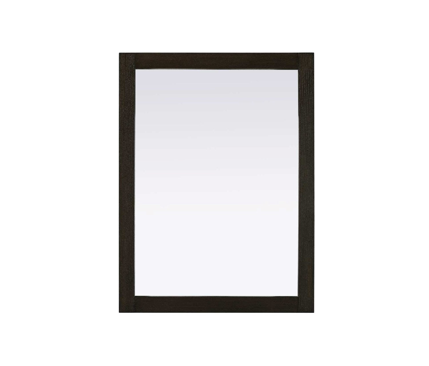 Noah Rectangle Wood Mirror 27 X 36 In Chocolate Oak by Elegant Kitchen and Bath