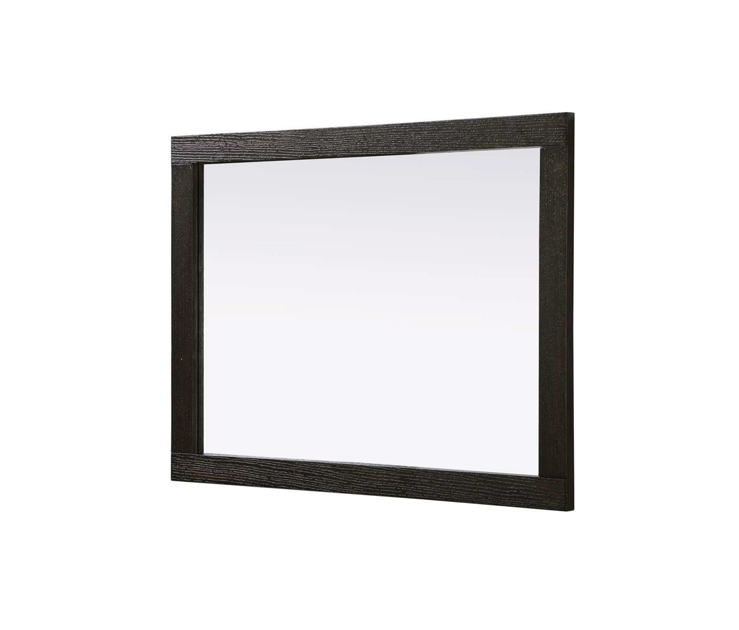 Noah Rectangle Wood Mirror 27 X 36 In Chocolate Oak