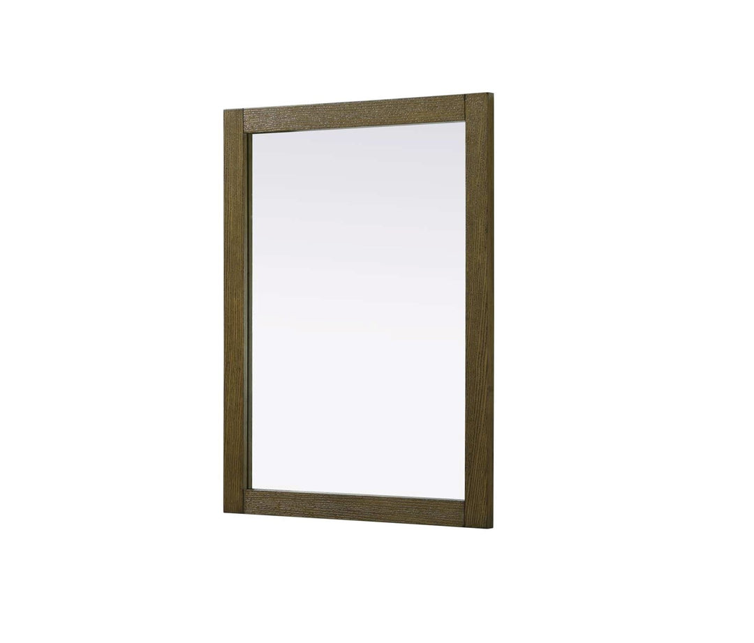 Noah Rectangle Wood Mirror 27 X 36 In Hazel Oak