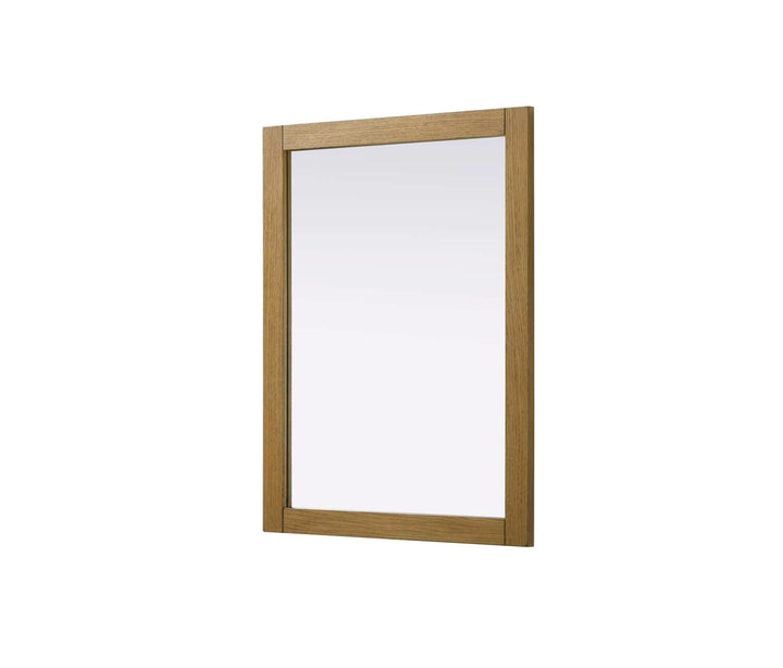 Noah Rectangle Wood Mirror 27 X 36 In Honey Teak