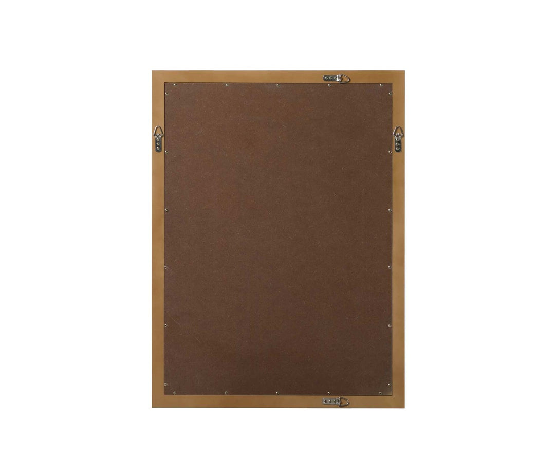 Noah Rectangle Wood Mirror 27 X 36 In Linen Oak