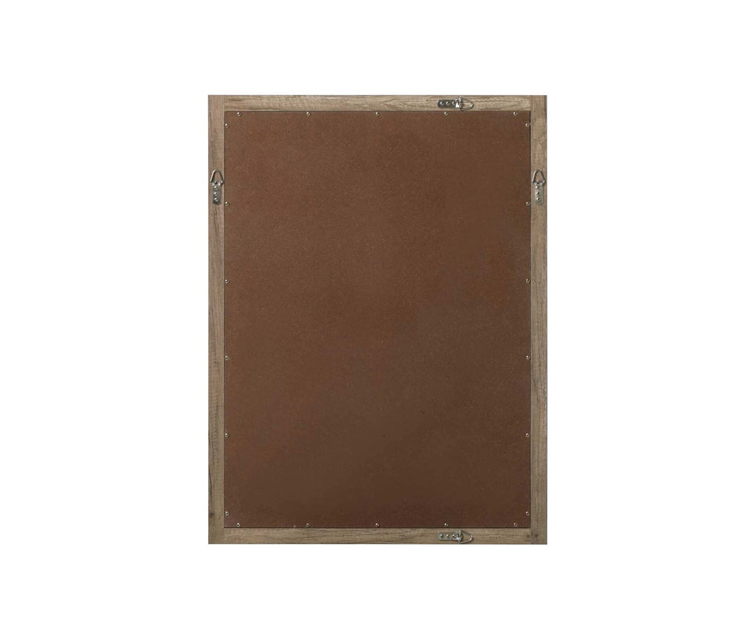 Noah Rectangle Wood Mirror 27 X 36 In Natural Oak