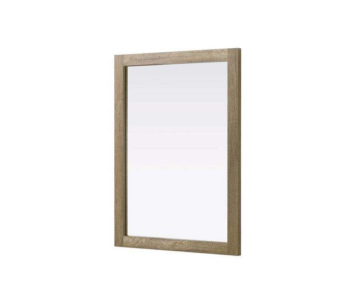 Noah Rectangle Wood Mirror 27 X 36 In Natural Oak