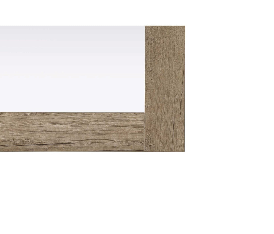 Noah Rectangle Wood Mirror 27 X 36 In Natural Oak