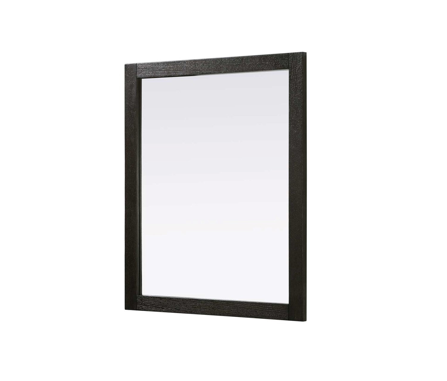 Noah Rectangle Wood Mirror 30 X 36 In Chocolate Oak