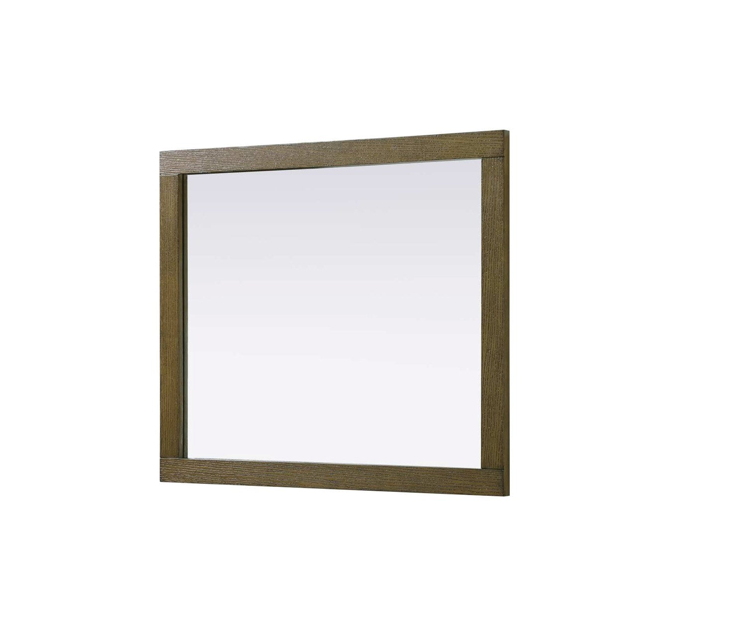 Noah Rectangle Wood Mirror 30 X 36 In Hazel Oak