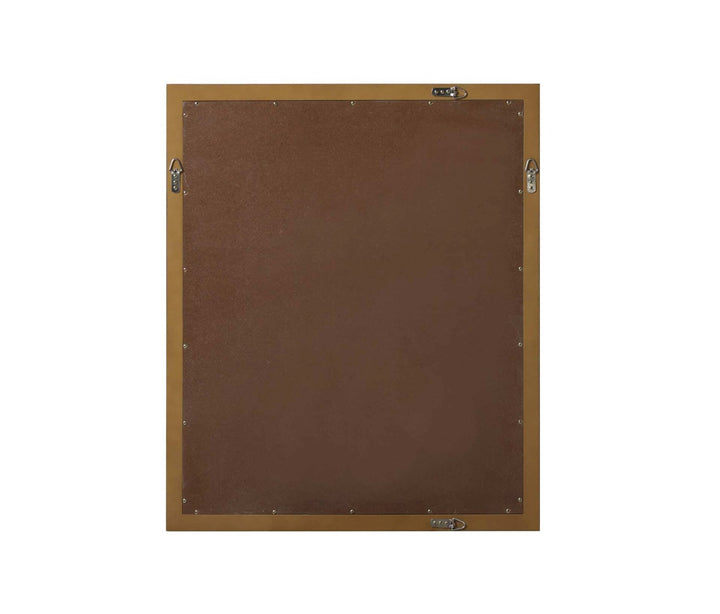 Noah Rectangle Wood Mirror 30 X 36 In Hazel Oak